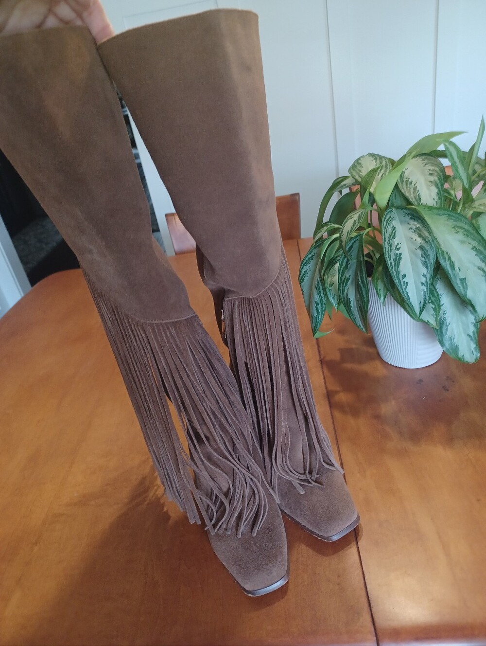 Awesome Jessica Simpson Asire Suede Fringe Boots.